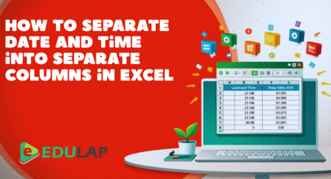 YouTube Thumbnail - Easily Separate Date and Time in Excel!